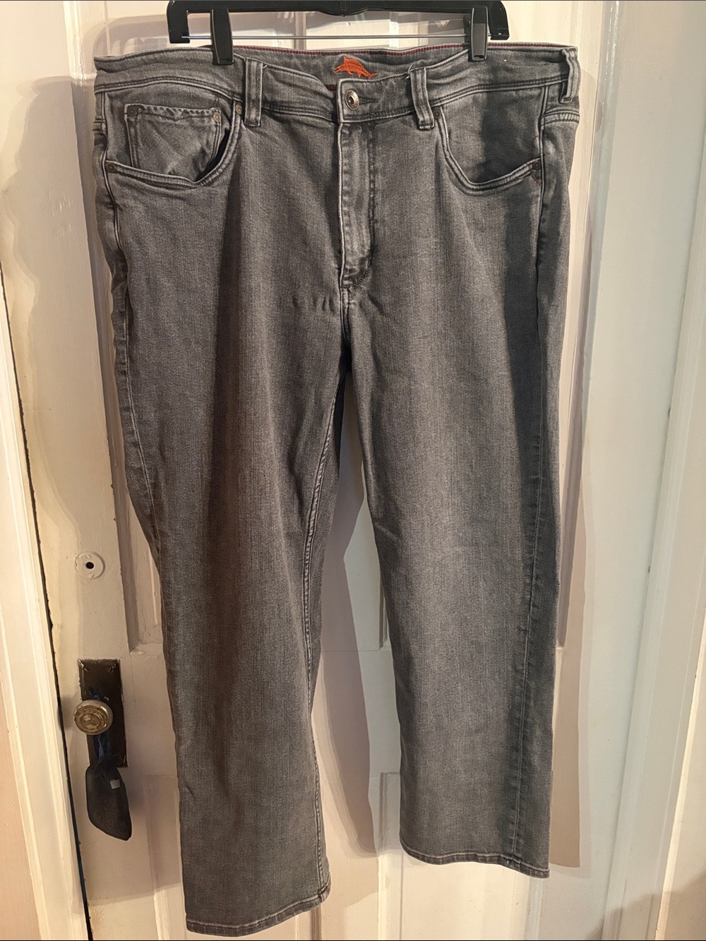 Tommy Bahama Men's Grey Straight Jeans